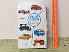 Vintage Miniature Car Collectors 12 car Show Case by Mattel from 1966 as-is