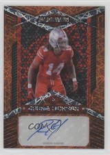 2023 Wild Card Alumination Draft Retail /75 Ronnie Hickman Rookie Auto RC 00jz. rookie card picture
