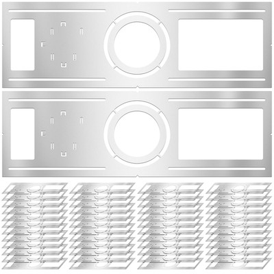 LED Recessed Lighting Mounting Plate Kit, 4-6 Inch, 48PC Steel Bracket