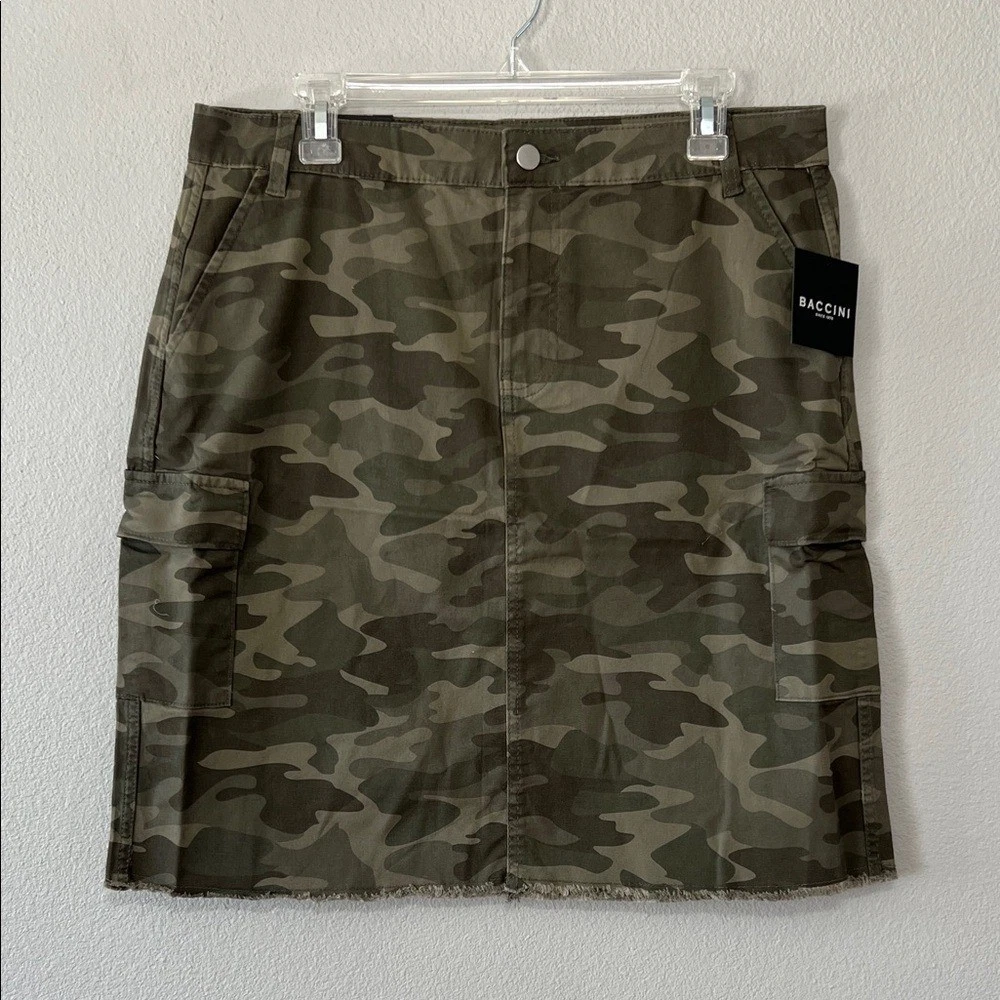 Short Cargo Camouflage Turquoise SPLIT – Taille 34 – 100% Coton – Très Bon état