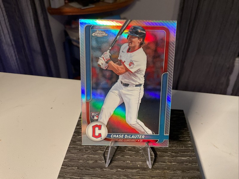 2026 Topps Series 2 Baseball Chase DeLauter Chrome Refractor Rookie RC Costco