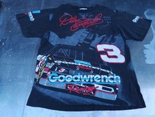 Vintage 1993 Dale Earnhardt AOP NASCAR T Shirt Medium Grail Fader Single Stitch