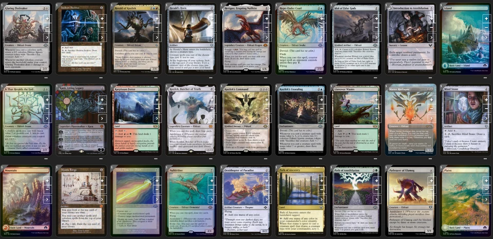 EDH Eldraza Ulalek Rainbow MTG Deck w/ Deckbox and Sleeves - Image 3 of 4