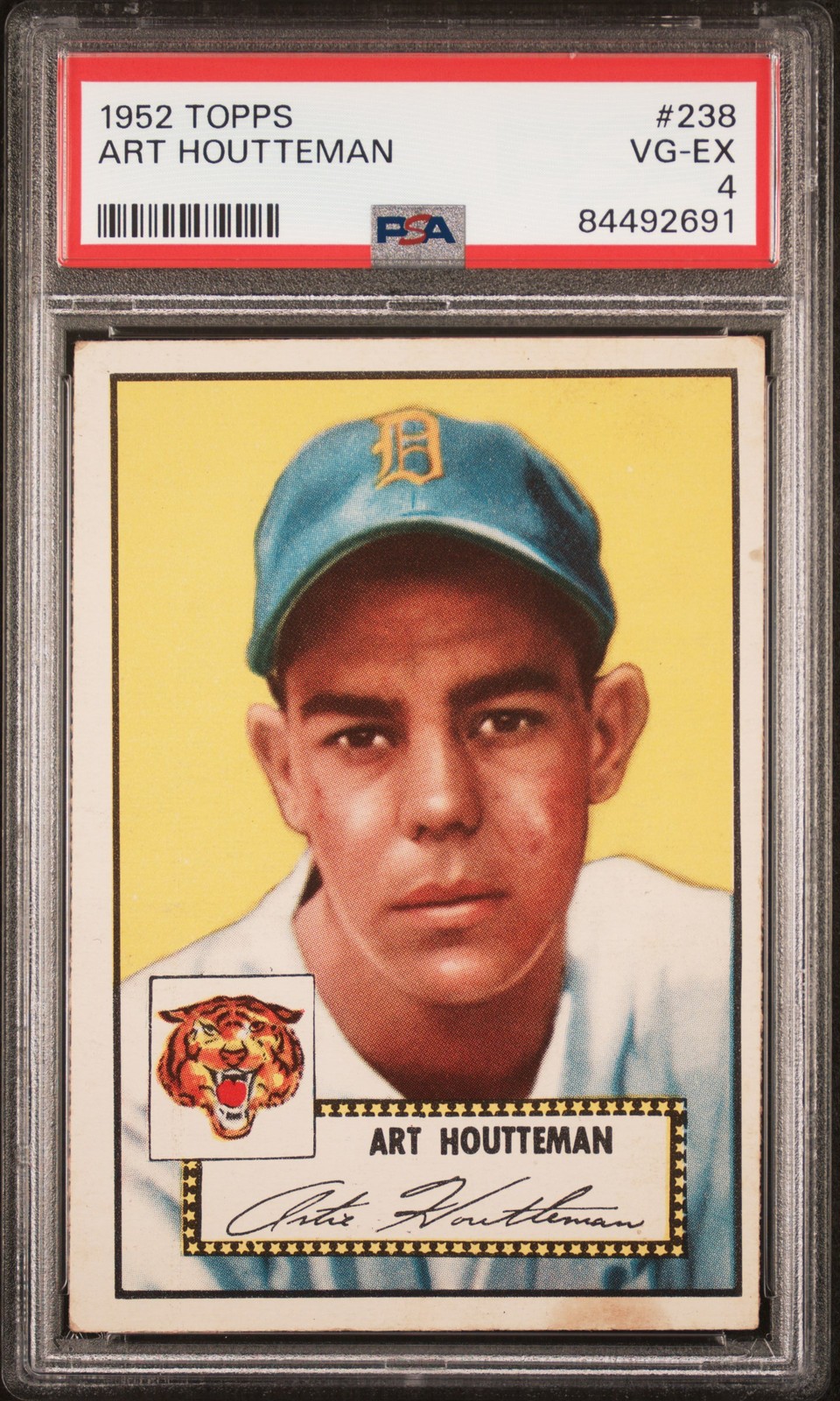 1952 TOPPS #238 ART HOUTTEMAN PSA 4