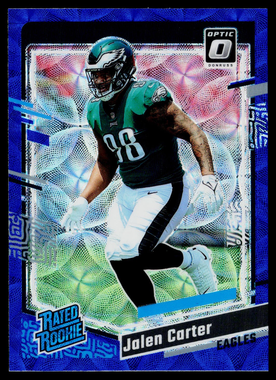 2023 Donruss Optic #281 Jalen Carter Blue Scope