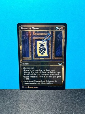 GILDED FOIL Maestros Charm / Maestros Amulet - MTG Magic