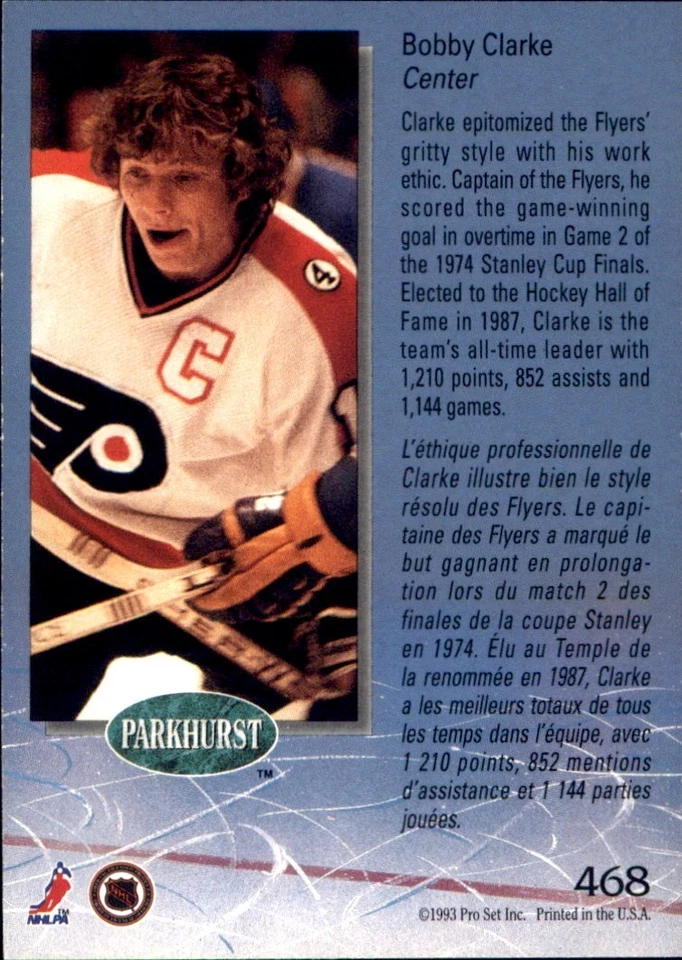 1992-93 PARKHURST HOCKEY🥅YOU PICK FAVS🥅Complete Your NHL Set #251 - #480 - Image 2 of 4
