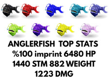Anglerfish 1223 DMG %100 imprint TOP STATS Ark Survival Ascended Official PVE