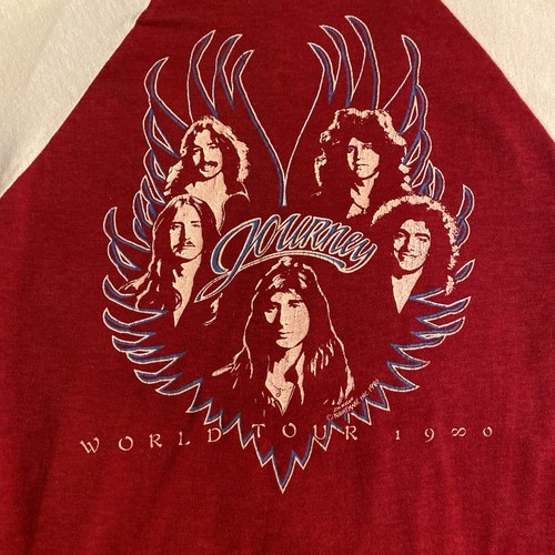 Vintage 80’s Journey 1980 Kelly Mouse Concert Tour Reglan T Shirt sz L - Picture 4 of 7