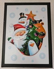 Lot Of 5 3D Festive Christmas Cards/Envelopes And Box /Christmas Cards