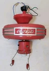 Vintage Coca-Cola Ceiling Fan Motor Only 44" Red & Chrome