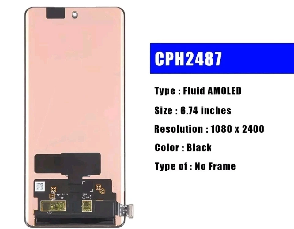 Genuine OnePlus 11R CPH2487 LCD Display Touch Screen Digitizer 1+11R Original UK - Image 2 of 4