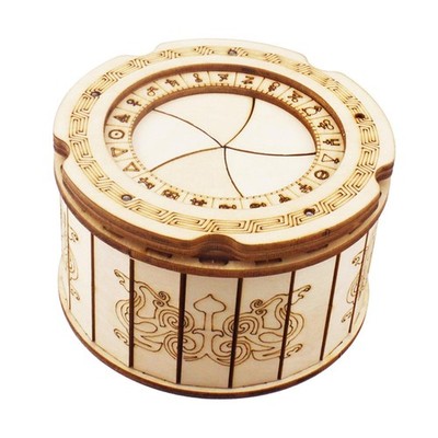 Holz-Puzzle-Box für Kinder und Erwachsene, 3D-Aufbewahrungsspind,