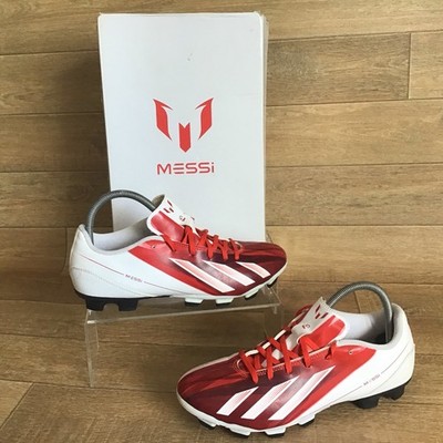 Messi Adidas F5 TRX FG Fußballschuhe G65427 UK 6,5 - US 7 - EU 40 rot/weiß