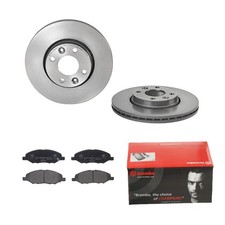 BREMBO BREMSSCHEIBEN Ø260MM + BREMSBELÄGE VORNE FÜR NISSAN NOTE MICRA III TIIDA 
