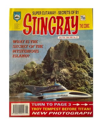 Vintage 1993 Gerry Andersons Stand By For Action Stingray The Comic Issue No.21
