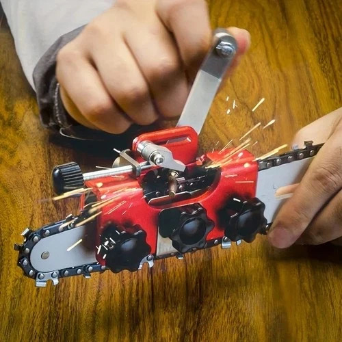 Portable Chainsaw Teeth Sharpener Chain Grinder Sharpening Jig File ...
