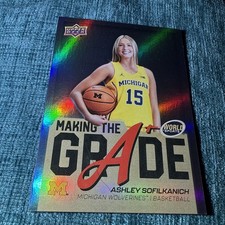 2025 Upper Deck World of Sports - Ashley Sofilkanich Making The Grade - Michigan