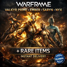 🎮 WARFRAME Twitch Drop - Valkyr Prime, Styanax, Gara Prime, Saryn + 2,056 ITEMS