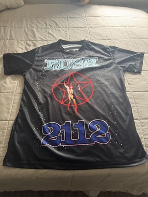 BN RUSH STARMAN 2112  DBLE sided MUSIC T-SHIRT LARGE