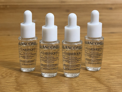 4x Lancome Clarifique Refining Brightening Pro Solution Samples 0.23 oz/7 mL New