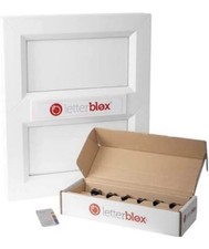 White Coloured Anti Arson Anti Vandalism Letterbox Cover Letterblox Blanking New