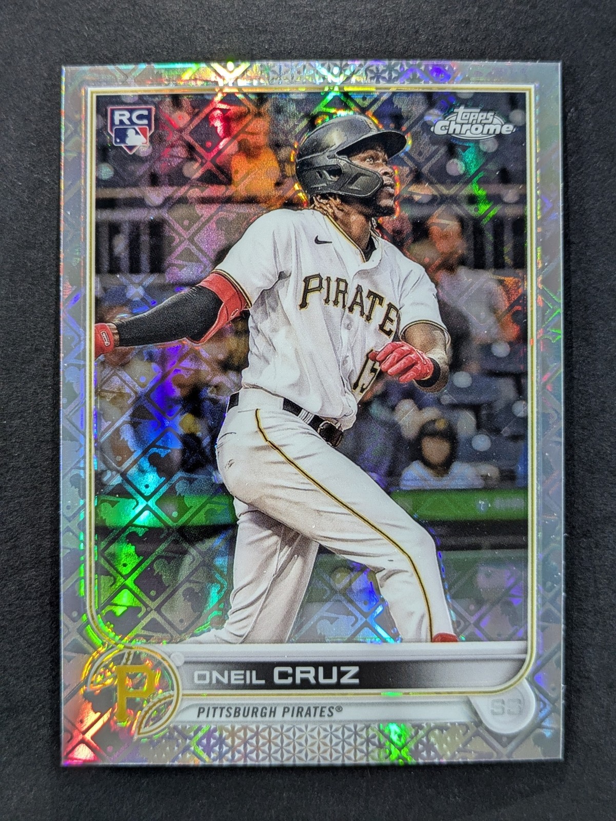 2022 Topps Chrome Logofractor ONEIL CRUZ Rookie RC Pittsburgh Pirates #22a