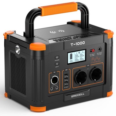 Pro 1000W Tragbarer Solar Powerstation Solargenerator Outdoor Camping Notstrom