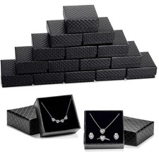 24Pcs Jewelry Gift Set 3x3x1.4 Inch Gift Boxes with Velvet Liner for Earrings...