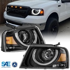 LED Headlight Assembly Turning Light For 04-08 Ford F150/06-08 Lincoln Mark LT