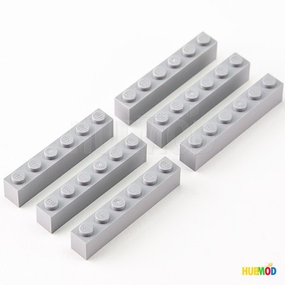 Lot of 6 Genuine LEGO Light Bluish Gray 1x6 3009 Building Bricks Blocks Parts