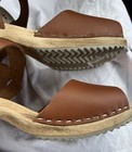 MIA WOMENS ‘ANJA’ SADDLE BROWN  CLOG SANDAL MADE IN SWEDEN SZ 40 NEW ORG $100 — photo 5
