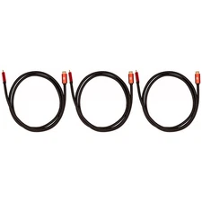 Deco Gear 6FT 4K HDMI 2.0 Cable with 28AWG Pure Copper Conductors (3-Pack)