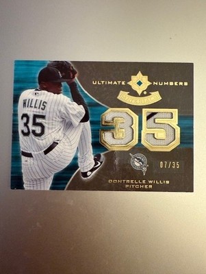 2007 Ultimate Collection Ultimate Numbers Materials Dontrelle Willis - 7/35