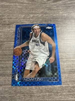 2025-26 Topps Chrome Basketball Dirk Nowitzki #246 Blue X-Fractor