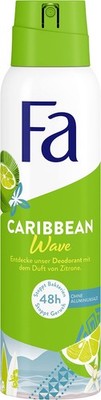 Fa deodorant spray CARIBBEAN Wave /Lemon 150ml/ 5 oz- FREE SHIPPING