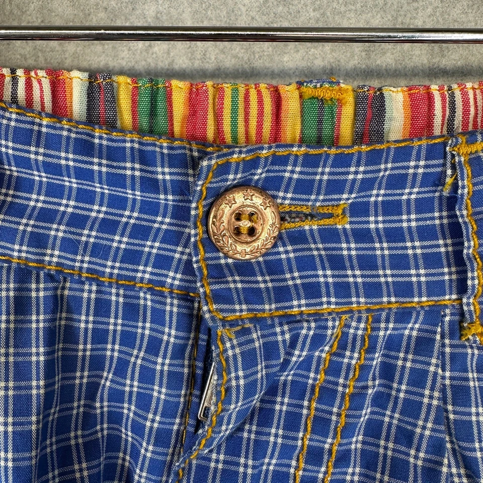 Falda Oilily Vintage Niños Niñas 9-10 Multicolor Floral Estampado A Cuadros Algodón Foto 4 de 4