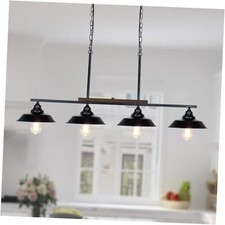 Kitchen Island Light, 4 Lights Black Pendant Dining Room Farmhouse 4 Lights