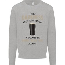 Hello Ténèbres My Old Ami Drôle Alcool Hommes Pull