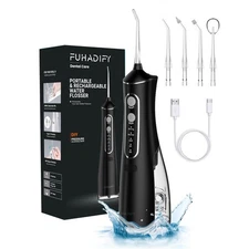 Cordless Water Flosser with 4 Modes - Portable & Rechargeable Water Flossers