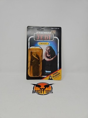 1983 Star Wars Return of the Jedi Bib Fortuna 65 Back Unpunched on Damaged Card