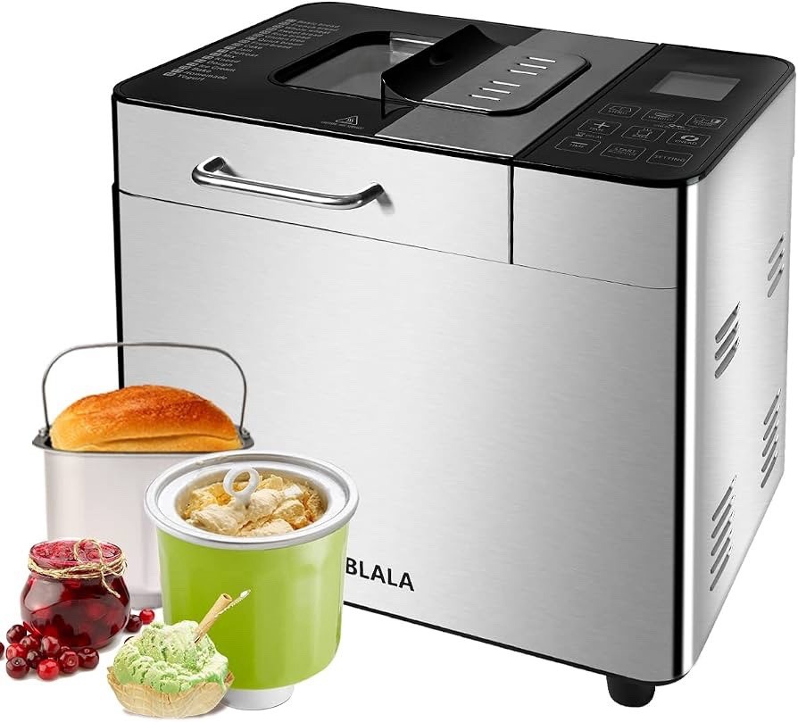 Virtual Machine Screen Resolution PBLALA 2 lb Stainless Steel Bread Machine 18 Programs Gluten-Free LCD ...