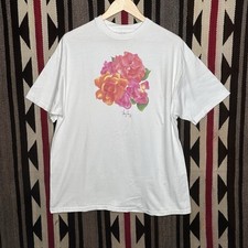 Vintage Art Tee Flower Art Tee 90s Single Stitch