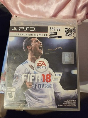 FIFA 18 Legacy Edition Playstation 3 PS3 Sealed New $59.99 Release 2017 Soccer 