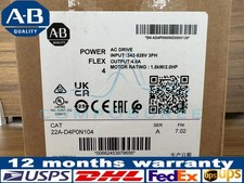 22A-D4P0N104 2022 SER A New Allen Bradley PowerFlex 4 1.5 kW 2 HP AC Drive