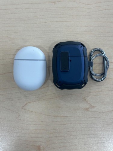 Słuchawki douszne Google Pixel Buds serii A bezprzewodowy douszny zestaw słuchawkowy - wyraźnie biały - Zdjęcie 2 z 3