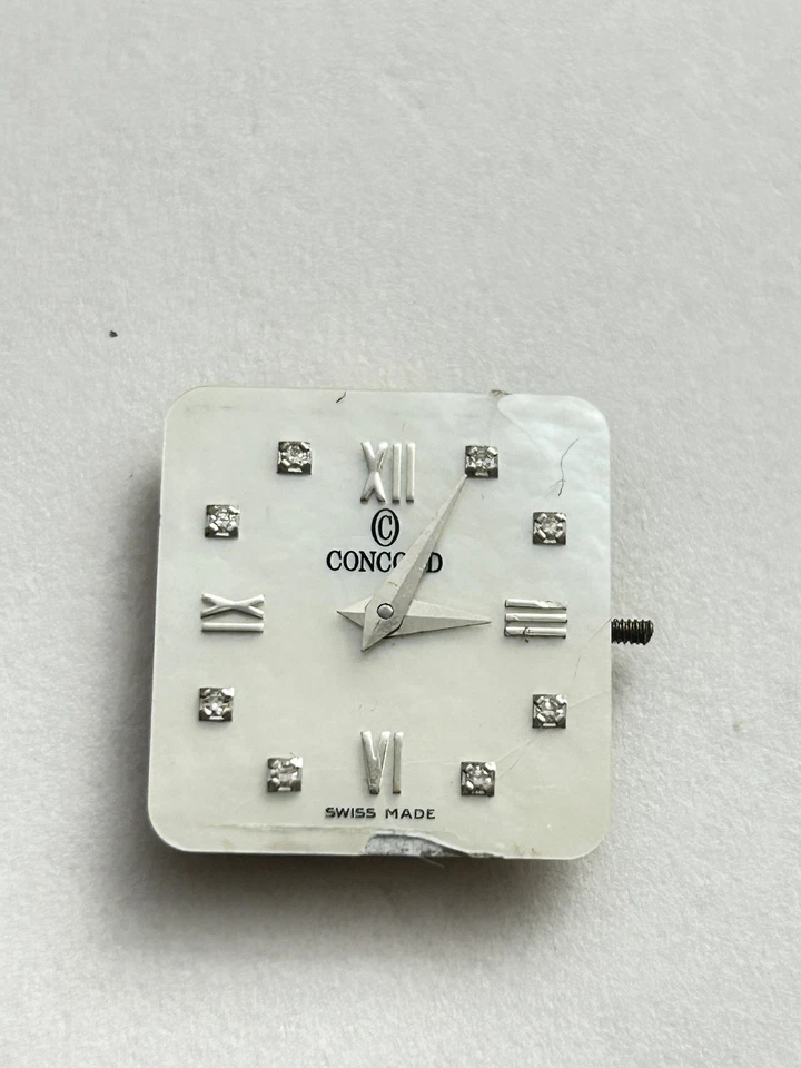 Concord DIAL MOVEMENT QUARTZ ETA 976.001 DATE 7 JEWELS SWISS MADE (O339) - Bild 2 von 4