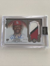 Jordan Walker RC Topps Dynasty Game Used Certified Auto 4/10 Cardinals Sealed