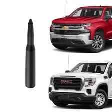 Stylish Short Antenna Compatible with Chevy Silverado  GMC Sierra Black