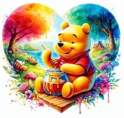 Winnie Puuh Essbar Winnie the Pooh Tortenaufleger Torte Freunde Zuckermasse